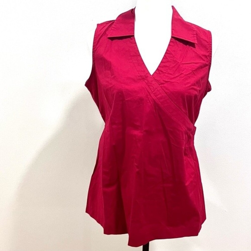 Motherhood maternity red cotton top size small